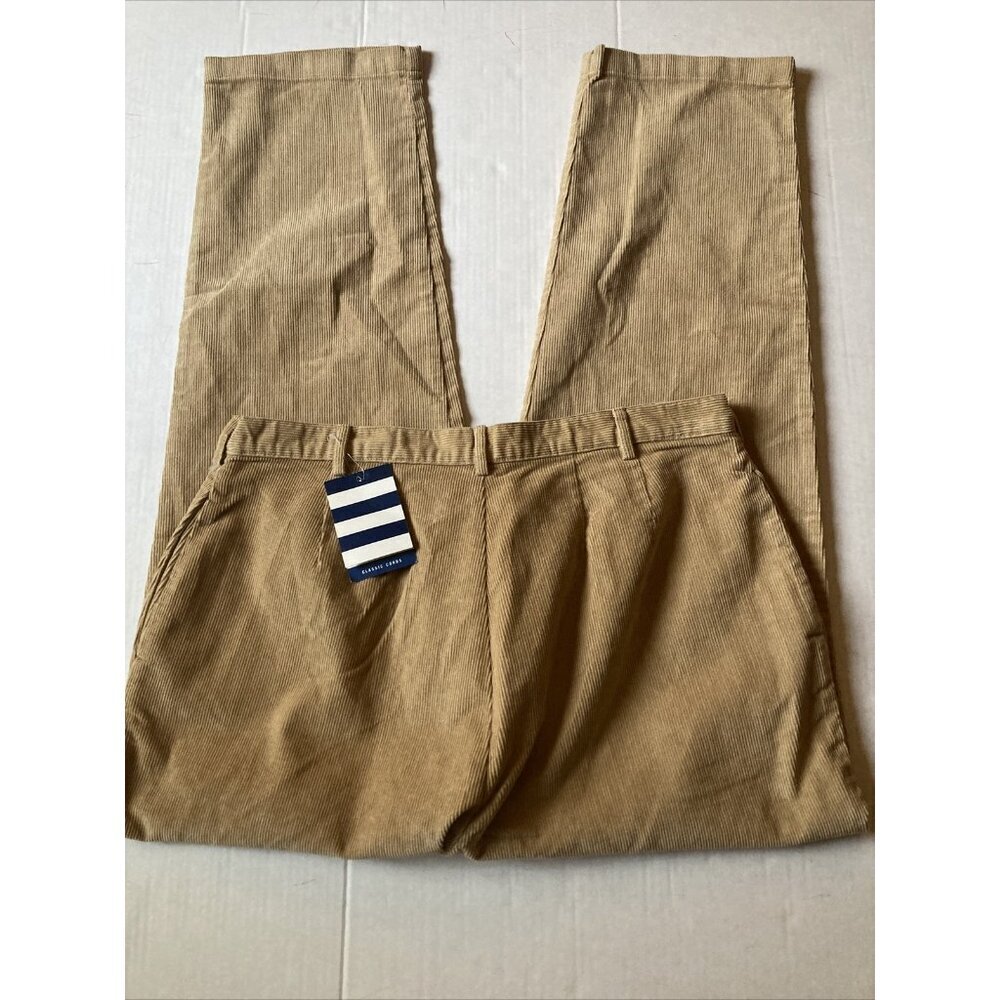 New Ladies Lands End Tan Courduroy Pants Size 18 NWT 36 X 29 - Picture 5 of 8